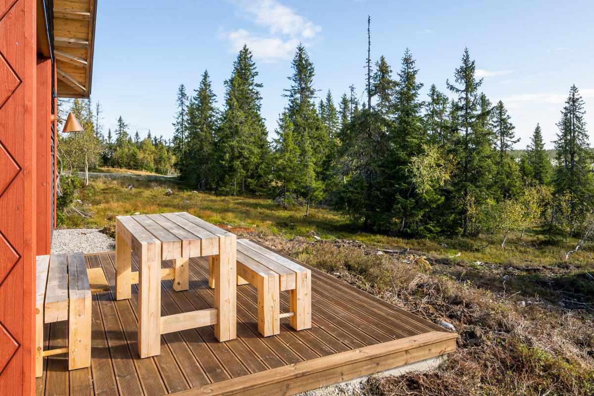 Natur og uteområde ved Bjørka på Budor