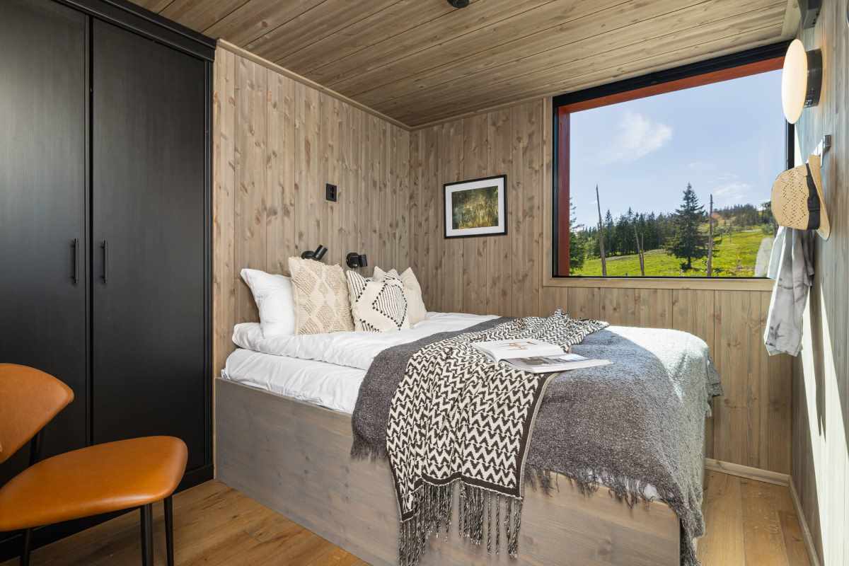 Soverom i Budor Alpinlodge