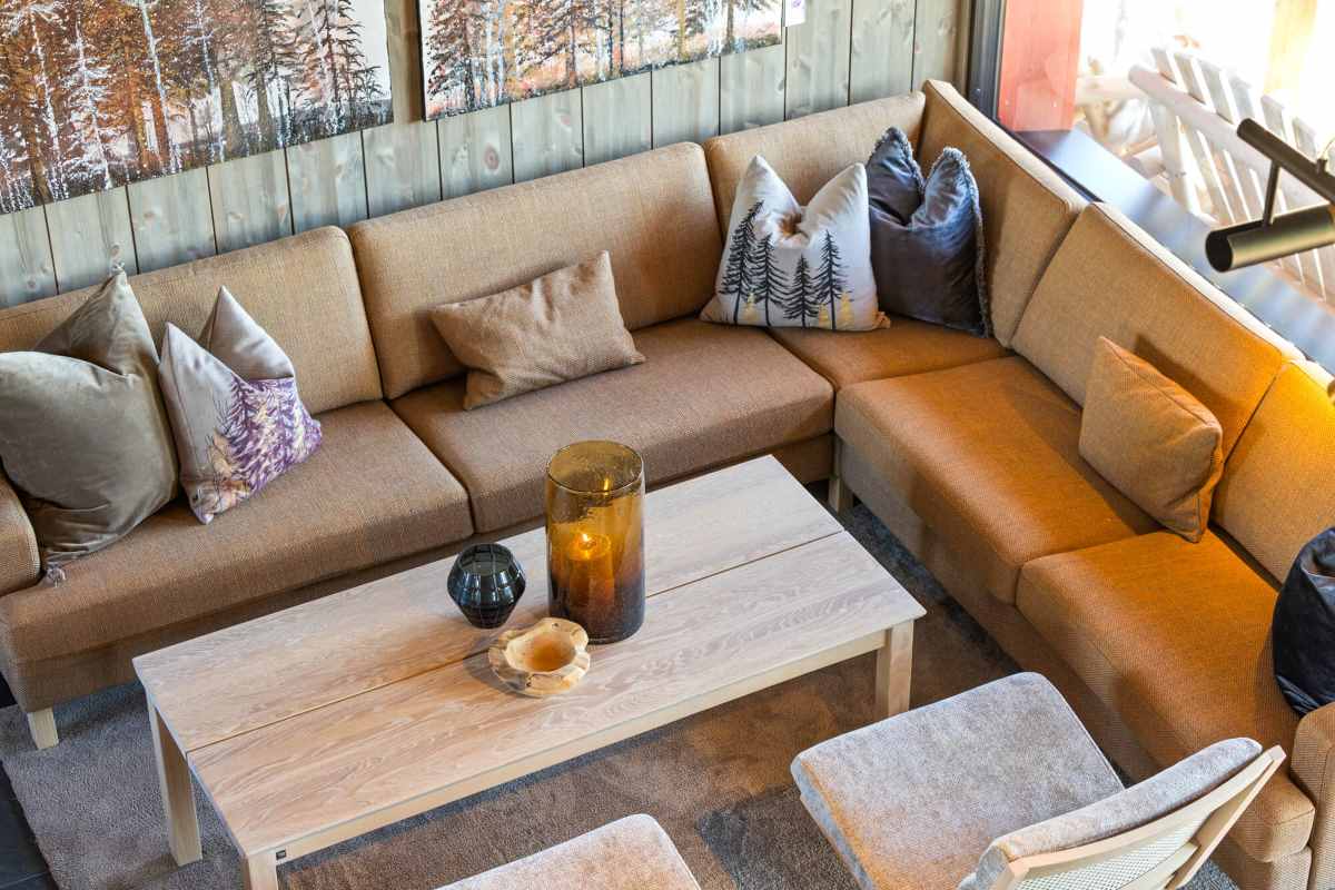 Fellesareal i Budor Alpinlodge