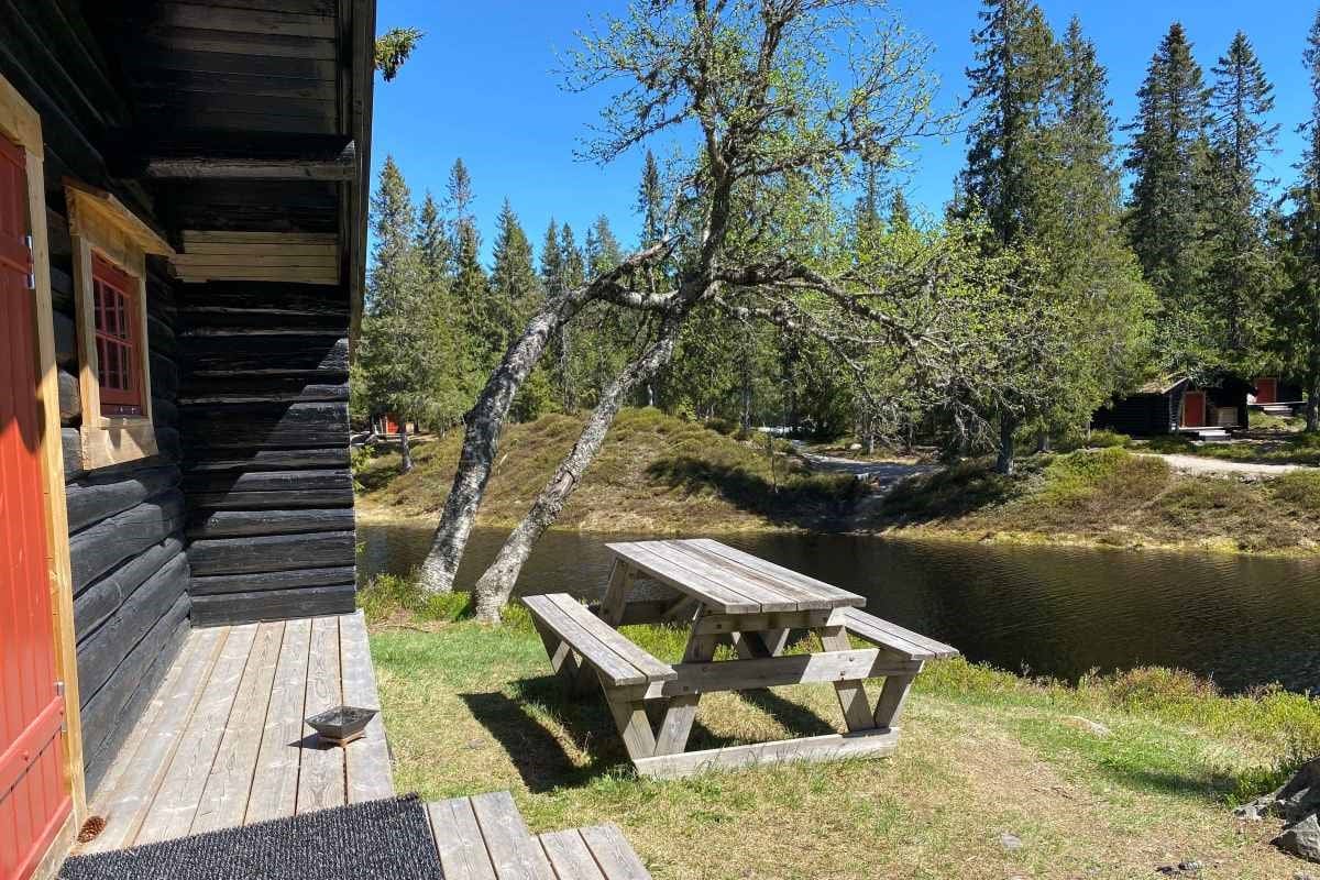 Utsikt over Koievannet fra Koie på Budor