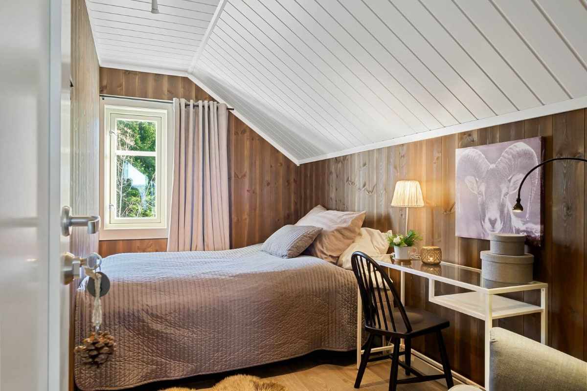 Soverom i Mjøsli Lodge